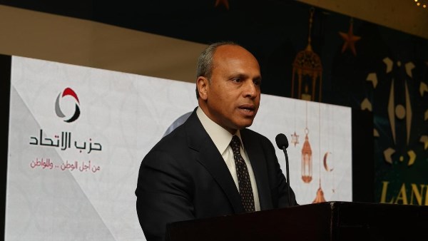 المستشار رضا صقر رئيس حزب الاتحاد 