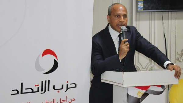 المستشار رضا صقر رئيس حزب الاتحاد 