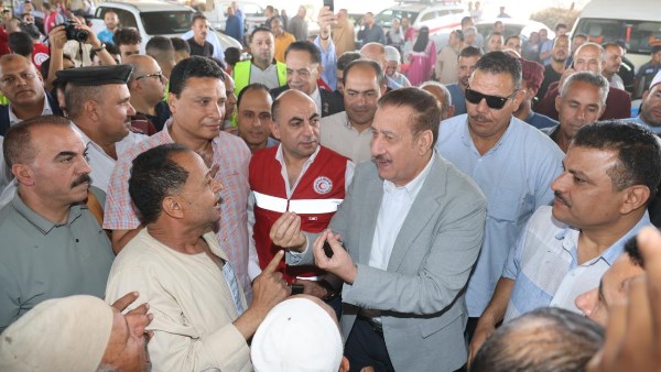  زيارة محافظ المنوفية قرية دلهمو