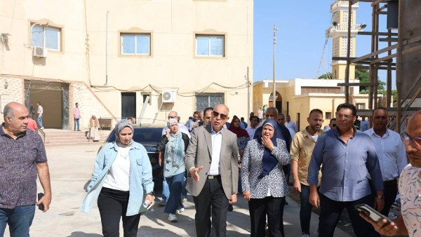  محافظ المنيا فى جولة ميدانية بمركز بني مزار