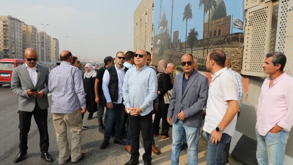محافظ القاهرة يتفقد الطريق الدائري