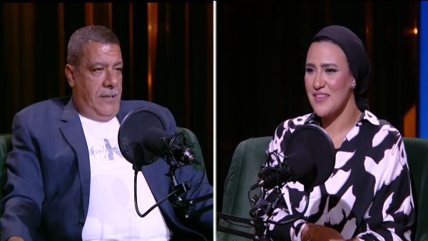 النتئب معتز محمد مع هند مختار