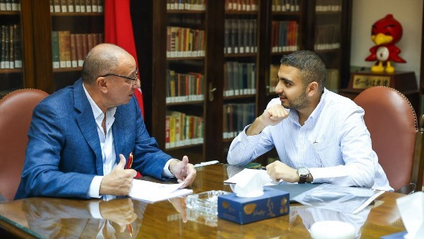 ابراهيم العامري مع الخطيب