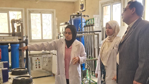 استقبال ممثلين من جامعة الملك سلمان الدولية والمركز القومي للبحوث
