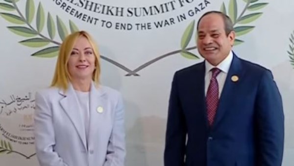 السيسي يستقبل رئيسة وزراء إيطاليا في شرم الشيخ 