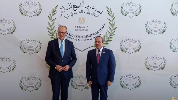 السيسي يستقبل المستشار الألماني ميرتس
