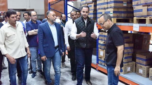 جولة تفقدية ليلية للمخزن الإقليمي للأدوية والمستلزمات الطبية بمحافظة شمال سيناء