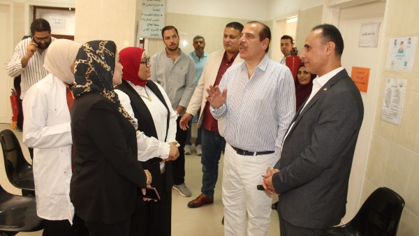 نائب وزير الصحة يتفقد منشآت بني سويف  نائب وزير الصحة يتفقد منشآت بني سويف