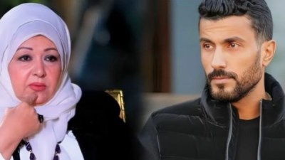 الفنانة عفاف شعيب والمخرج محمد سامى 
