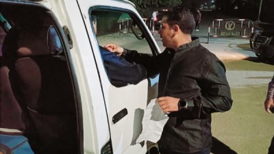 المقدم الحسن إبراهيم رئيس المباحث أثناء الحملة