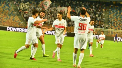 فرحة لاعبي الزمالك