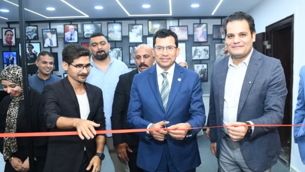 وزير الرياضة يفتتح مقر موقع بصراحة