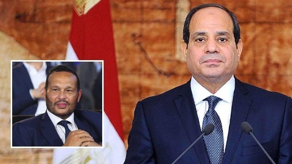 الرئيس السيسي والنائب محمد حلاوة