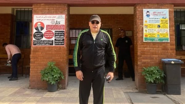  تامر عبدالمنعم يدلي بصوته في انتخابات مجلس النواب 