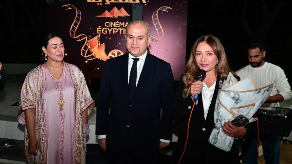 سفير مصر بالمغرب يحتفل بتكريم ليلى علوي في مهرجان الرباط الدولي لسينما المؤلف