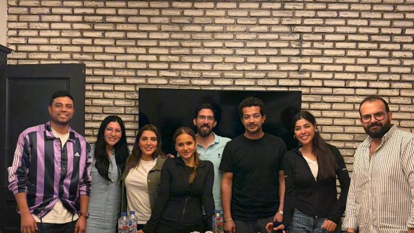 نيللي كريم وشريف سلامة في بروفات الطاولة النهائية لمسلسل رمضان 2026 “أنا” 