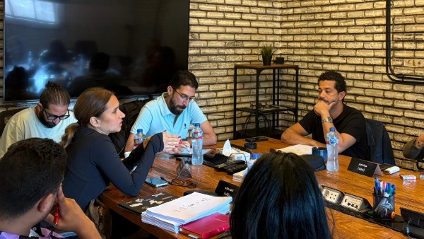  نيللي كريم وشريف سلامة ينتهيان من تحضيرات مسلسل "أنا"