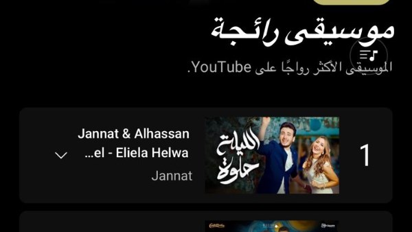 دويتو الليلة حلوة ترند رقم واحد على يوتيوب 