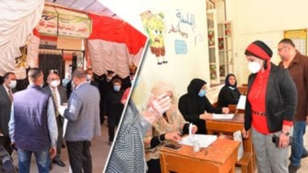 مواطنين داخل لجان الانتخابات