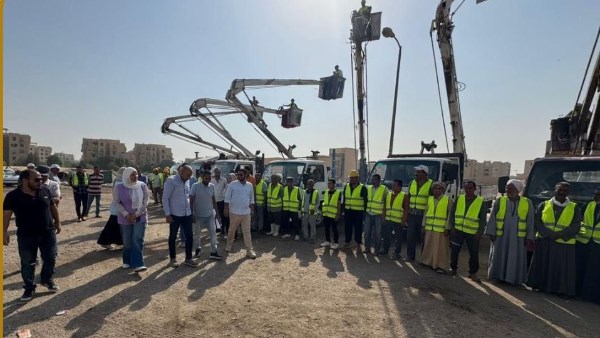 تفقد مسؤلو الاسكان لعدد من مشروعات الصرف الصحي 