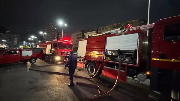 جانب من الحريق 