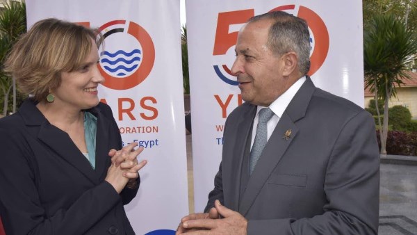 محافظ بورسعيد ونائب السفير الهولندي 