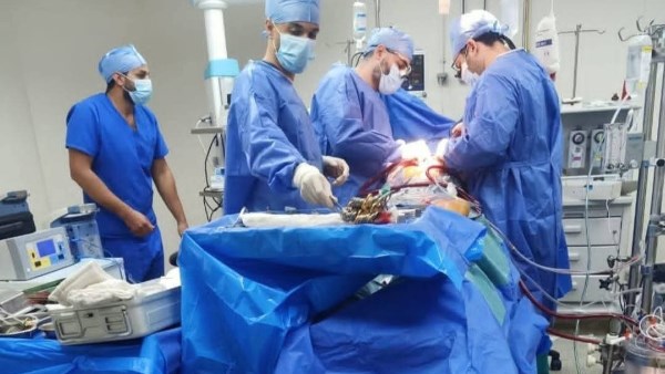 نجاح جراحة نادرة لاستئصال ورم بالقلب في طامية المركزي