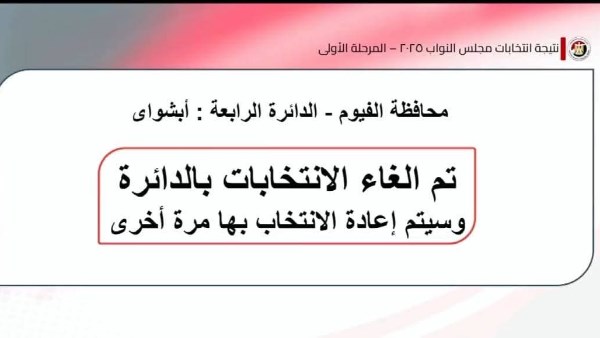 الغاء الانتخابات 