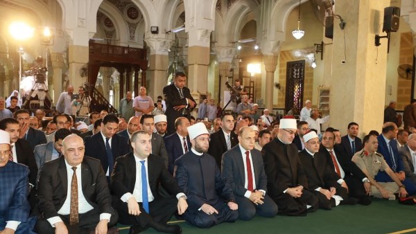 محافظ كفرالشيخ ومفتي الجمهوريه ووزير الأوقاف 