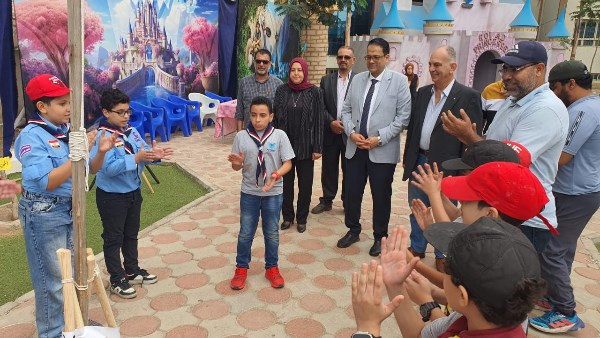 ناصر حسن وكيل وزارة التعليم يتابع سير العملية التعليمية 