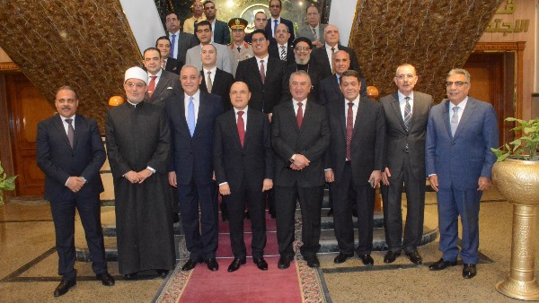 محافظ الغربية خلال مشاركته العيد القومي لمحافظه كفر الشيخ