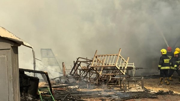 إخماد حريق استوديو مصر