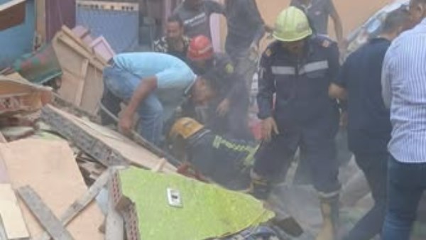  سقوط جزء من العقار