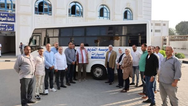 التبرع بأتوبيس لصالح النقل الداخلي بالمحافظة