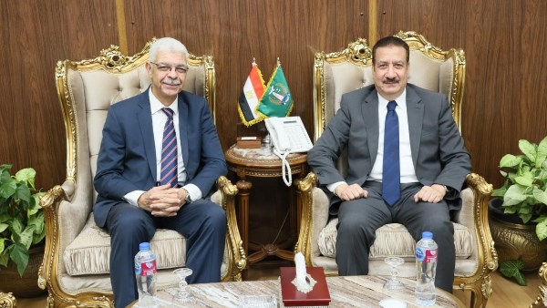 محافظ المنوفية يلتقي رئيس الجامعة