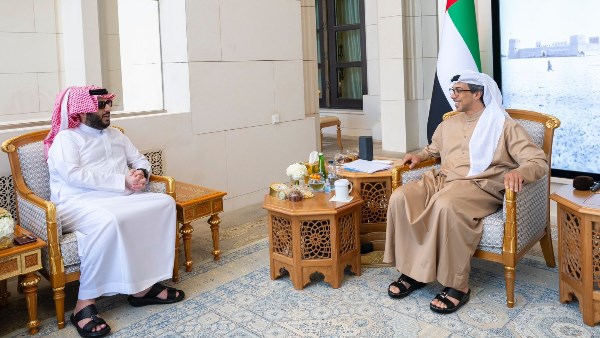  المستشار تركي آل الشيخ والشيخ منصور بن زايد