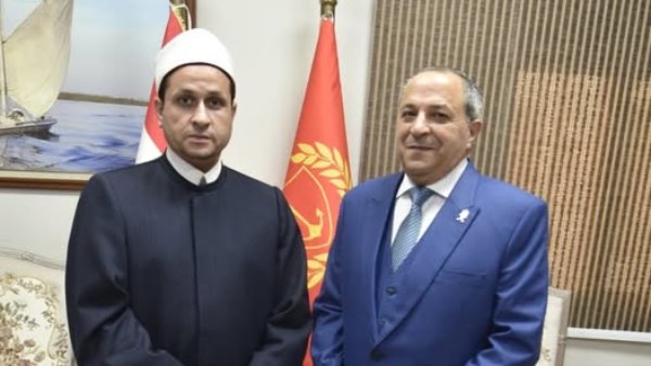 محافظ بورسعيد يستقبل مدير مديرية الأوقاف الجديد