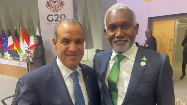  وزير الخارجية يلتقي نظيره النيجيري على هامش قمة العشرين
