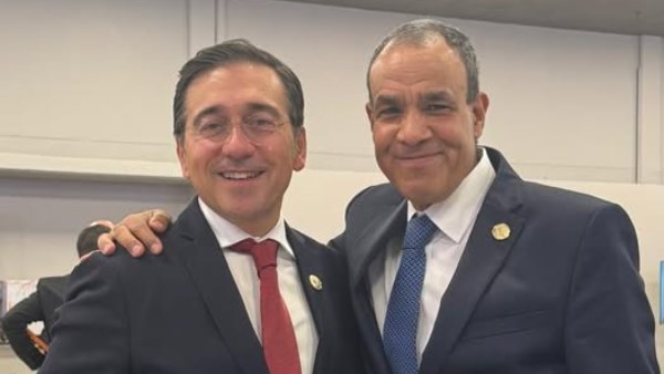 وزير الخارجية المصري ونظيره الاسباني