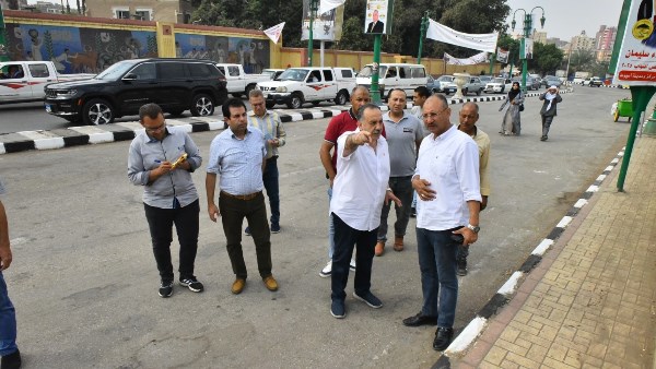 جولة محافظ أسيوط على الشوارع والميادين