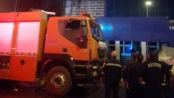 حريق في مصنع أعلاف بمدينة 6 أكتوبر