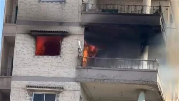 اندلاع حريق داخل شقة سكنية بالمعادي