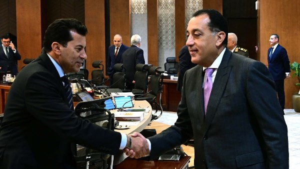 مصطفى مدبولي ووزير الشباب والرياضة