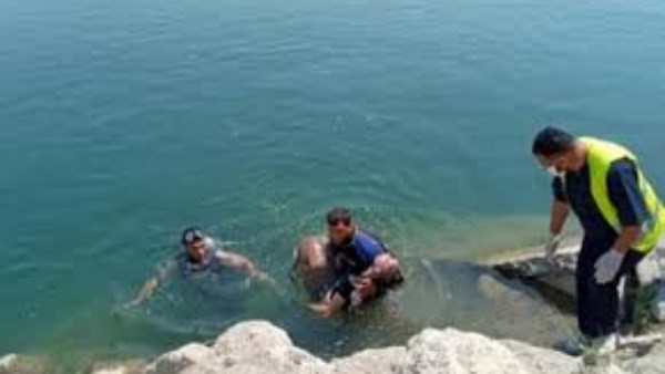 انتشال جثة شاب لقي مصرعه غرقًا في بنها