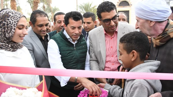 وزير الشباب والرياضة بالاقصر