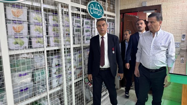 جانب من زيارة وزير الزراعة للاردن 