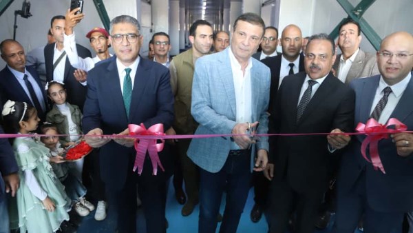 خلال افتتاح فعاليات المهرجان الدولي للتمور في دورته الثامنة بالواحات البحرية