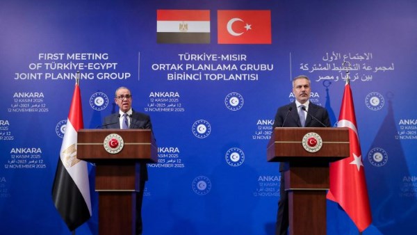 وزيرا خارجية جمهورية مصر العربية وجمهورية تركيا 