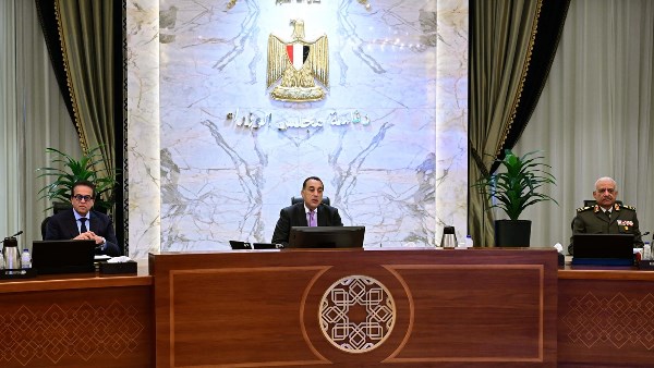 جانب من الاجتماع مجلس الوزارء 