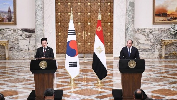  الرئيس عبد الفتاح السيسي والسيد الرئيس لي جاي ميونغ